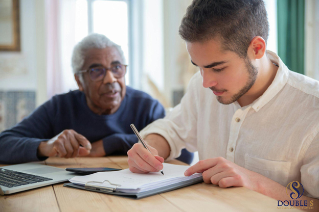 Helping aging parents with paperwork and creating accountability at home